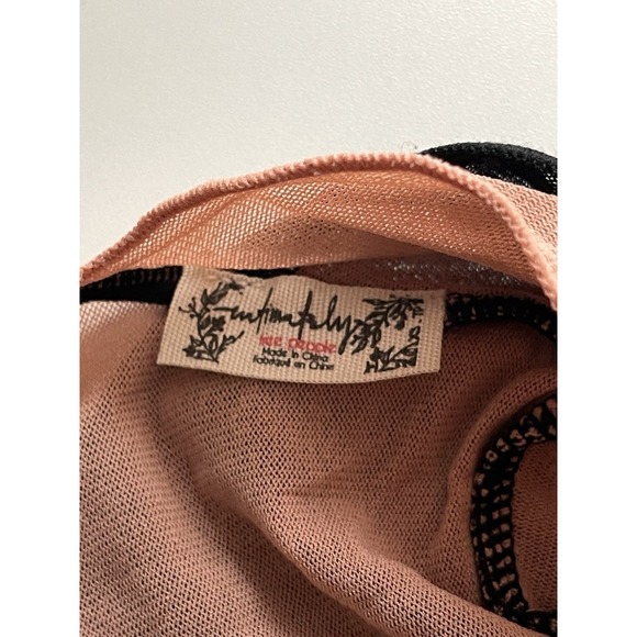 Intimately Free People Double Take Long Sleeve Layer Nylon Top Sz S Whimsigoth - Picture 7 of 12